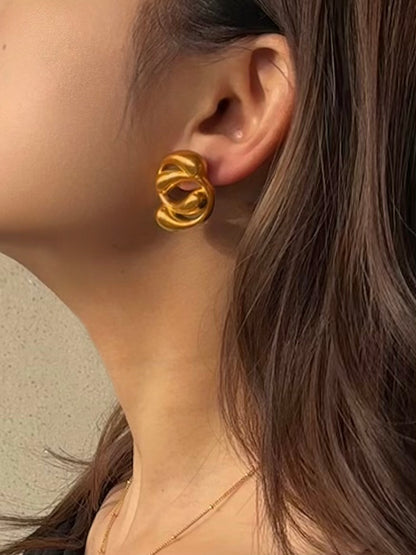 Double C Earrings